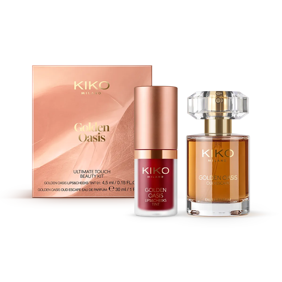 kit de beleza final touch golden oasis
