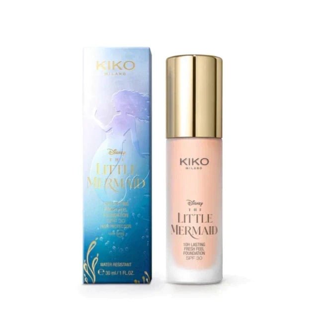 Disney - The Little Mermaid 10h Lasting Fresh Feel Foundation SPF 30 - Cor 03 Honey - Base Facial Cremosa - 30ml - Imagem 3